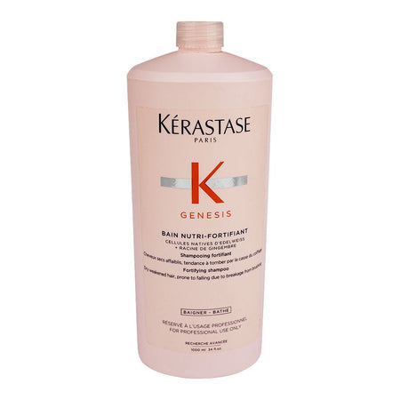 Kerastase Genesis Bain Nutri-Fortifiant Shampoo, For Dry and Weak Hair, 1000ml - Main Image
