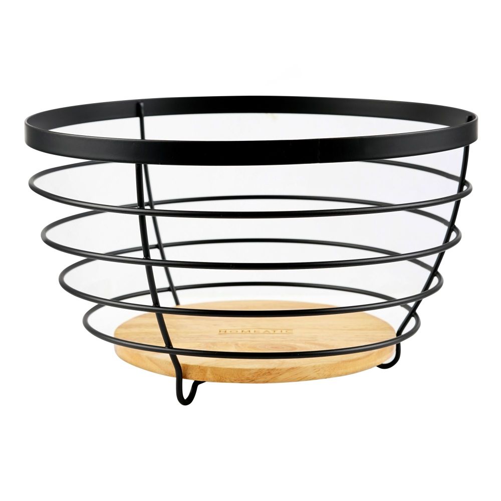 Homeatic Fruit Basket, Black, HMK-1007 - Main Image