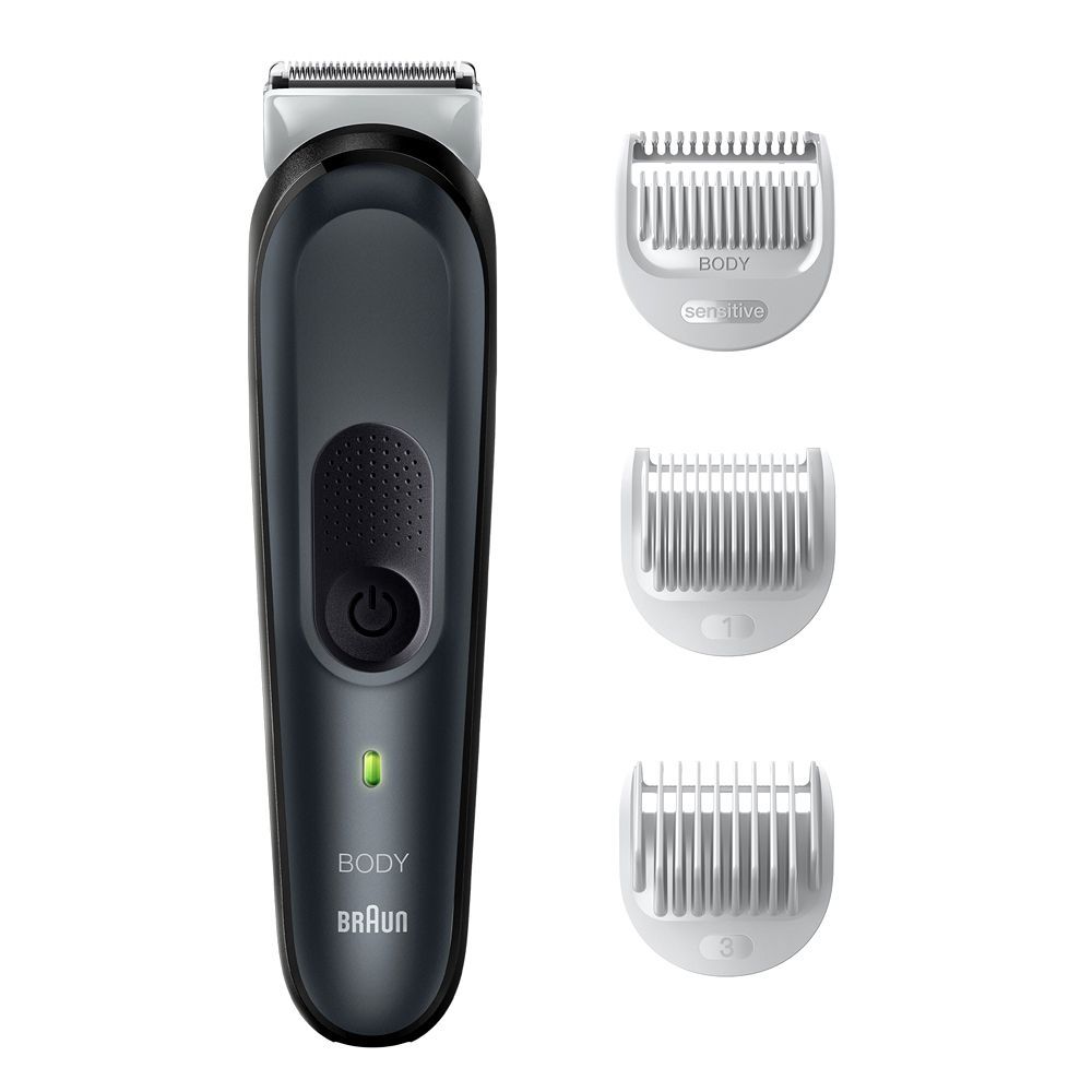 Braun Series 3 Body groomer BG3340 With Skin Shield technology, 80min Runtime, 3 Tools, BG-3340 - Main Image