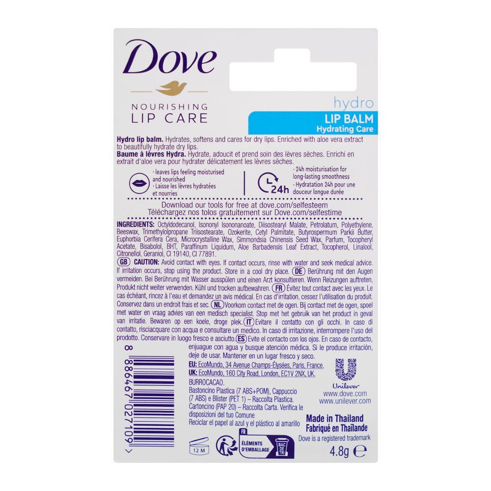 Dove Nourishing Lip Care Hydrating Lip Balm, 4.8g - Image 2