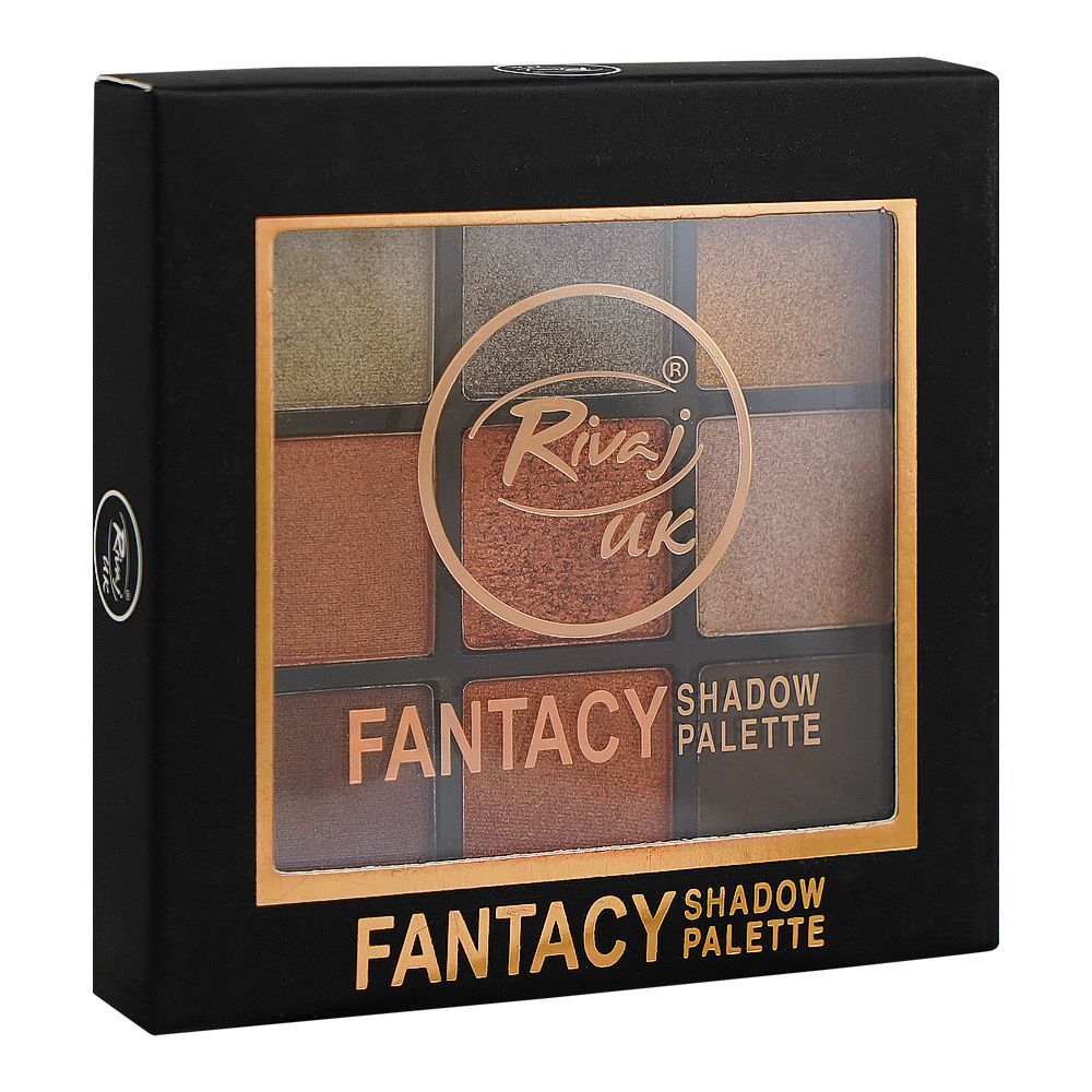 Rivaj UK Fantasy Eyeshadow Palette, 9 Shades, 02 - Image 2