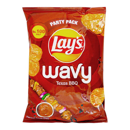 Lay's Wavy Texas BBQ Chips, 70g - Main Image