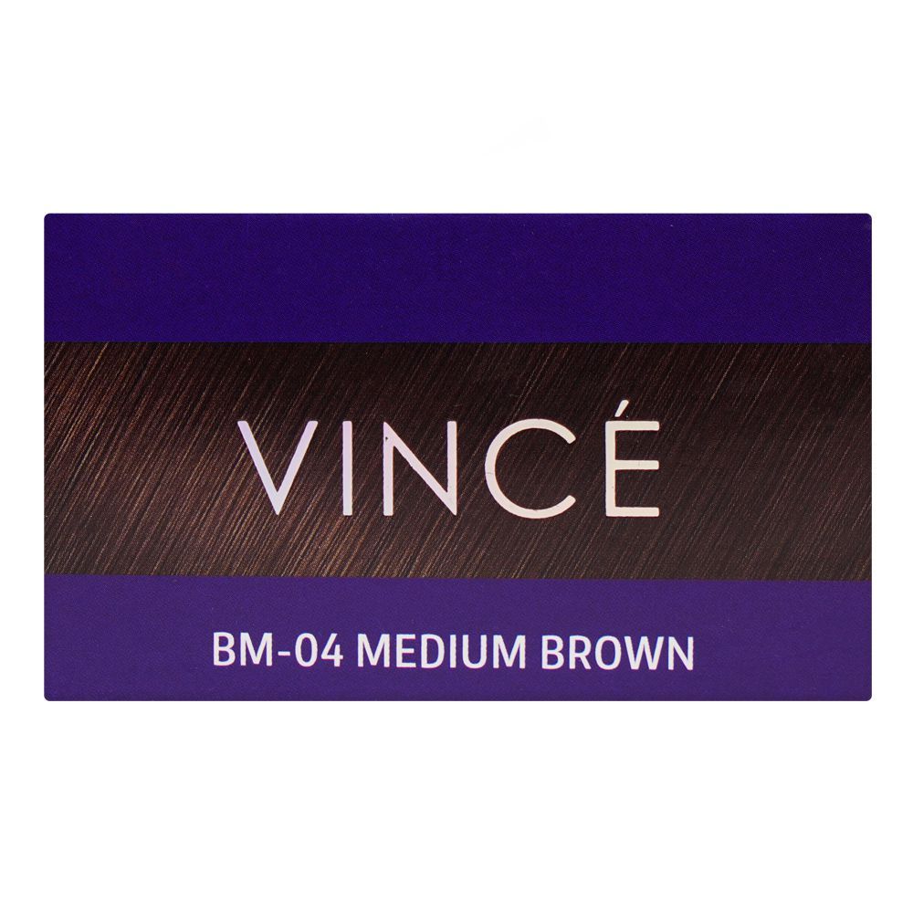Vince His Only Beard & Moustache Hair Color, BM-04 Medium Brown - Image 8