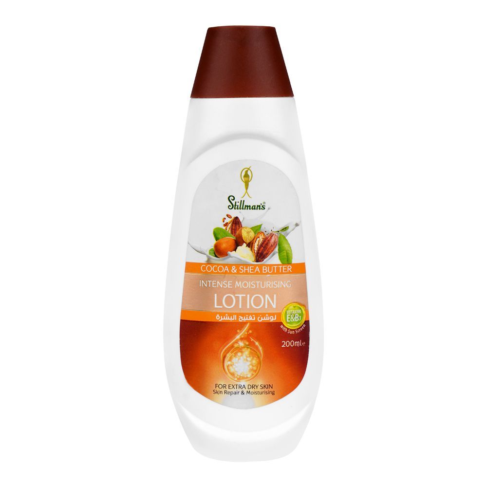 Stillman's Cocoa & Shea Butter Intense Moisturizing Lotion, For Extra Dry Skin, 200ml - Main Image