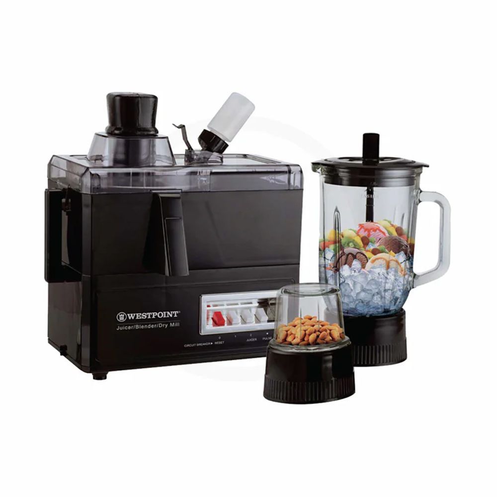 Westpoint Deluxe Juicer Blender Dry Mill, 750W, WF-8823 - Main Image