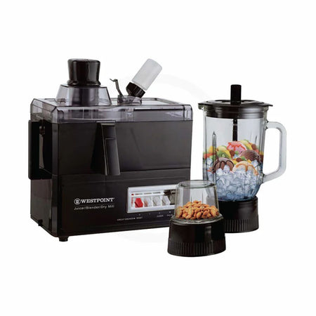 Westpoint Deluxe Juicer Blender Dry Mill, 750W, WF-8823 - Main Image