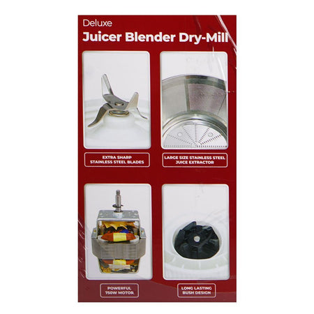 Westpoint Deluxe Juicer Blender Dry Mill, 750W, WF-8823 - Image 4
