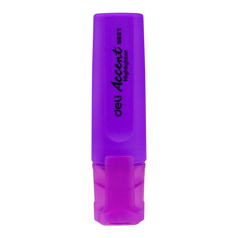 Deli Accent Highlighter, Purple, 1-Pack, ES621 PU - Main Image