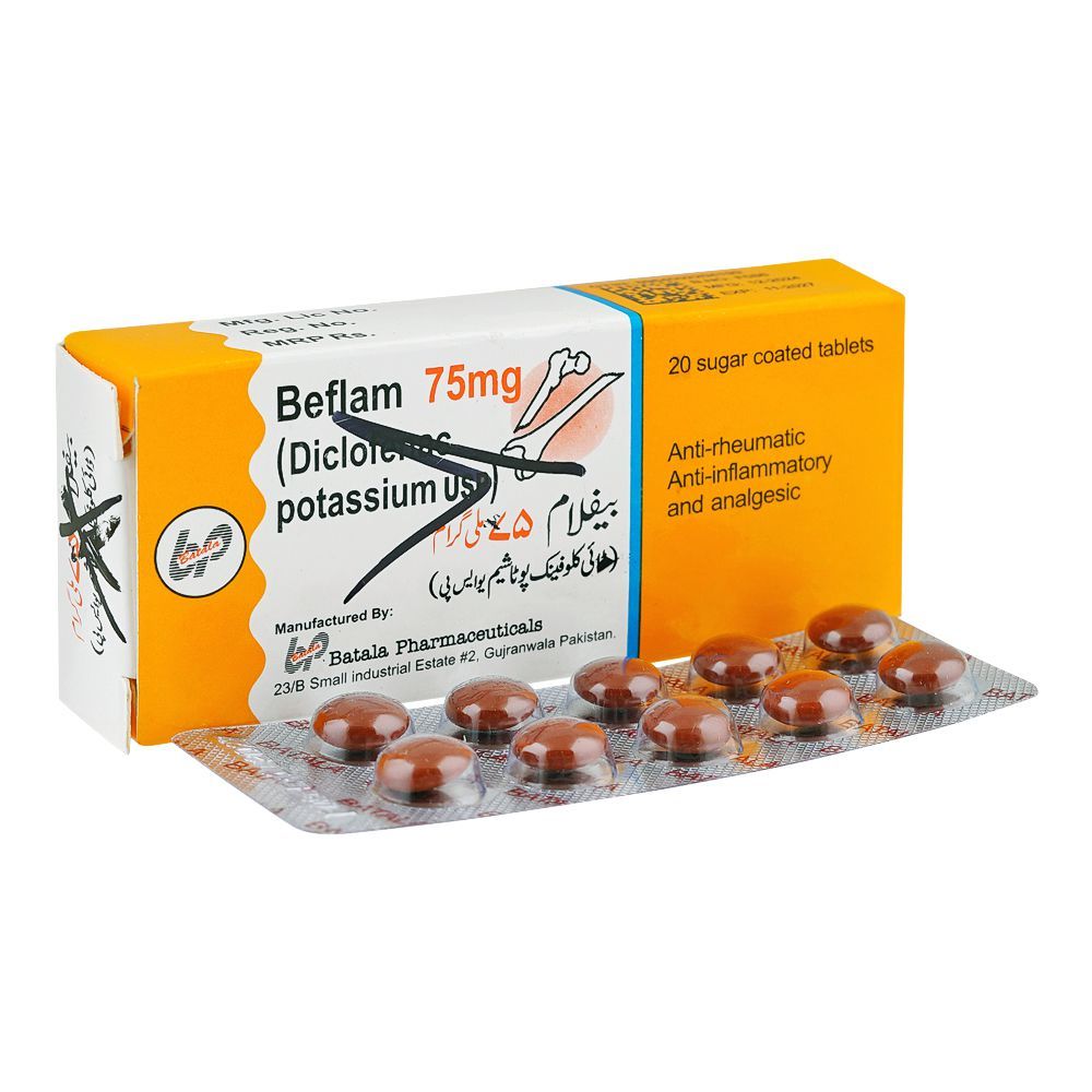 Beflam 75mg, Strip (10 Tablets) - Main Image