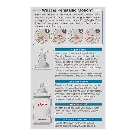 Pigeon Peristaltic Teat Nursing Bottle, BPA Free, 160ml, A-0059 - Image 7