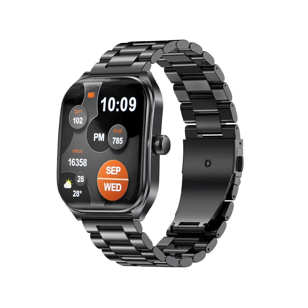 Yolo 2.1" Amoled Display Supreme+ Smart Watch, IP67 Water Resistance, Black - Main Image