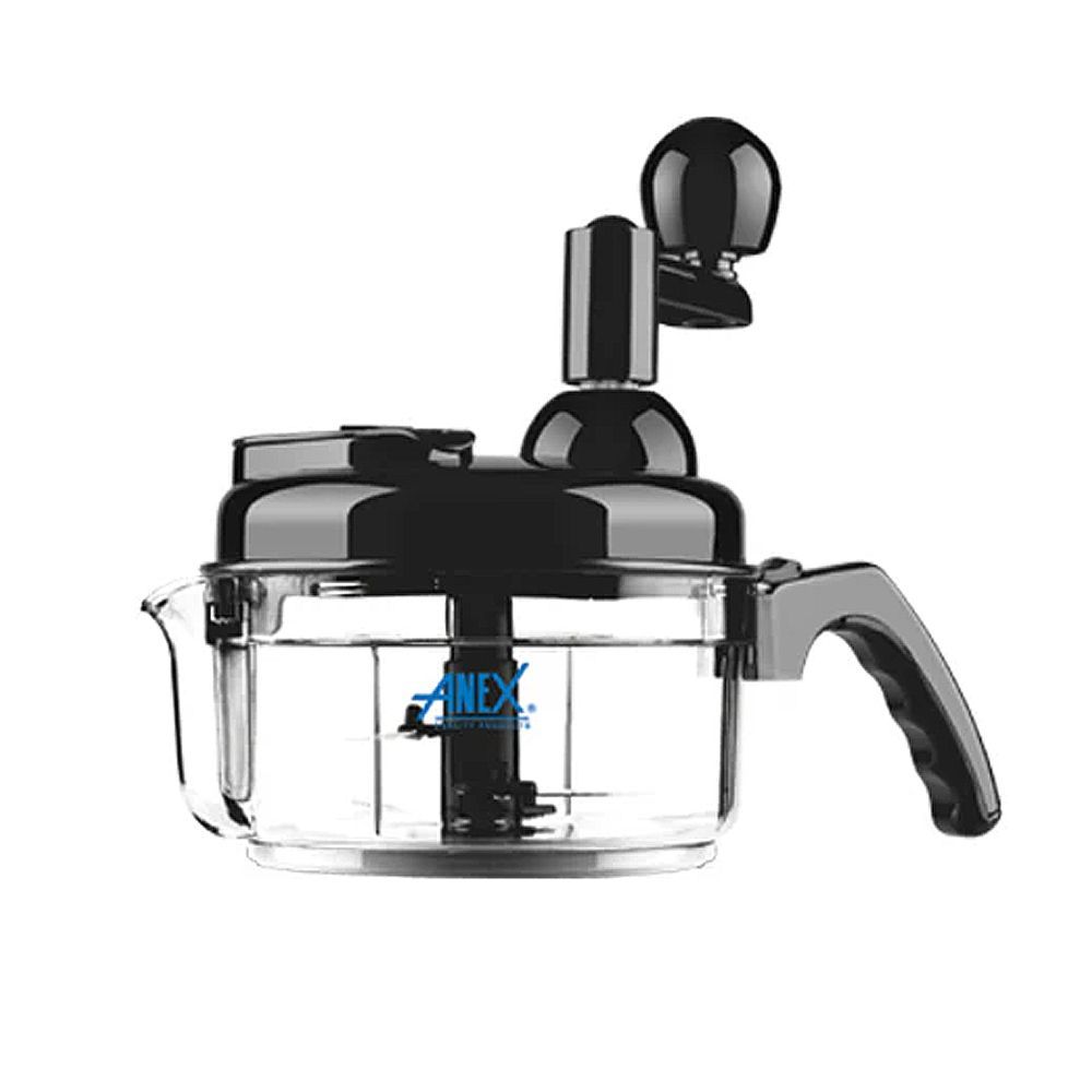 Anex Quick Hand Mixer With 10 Functions, Manual Food Cutter, Black, AG-10 - Main Image