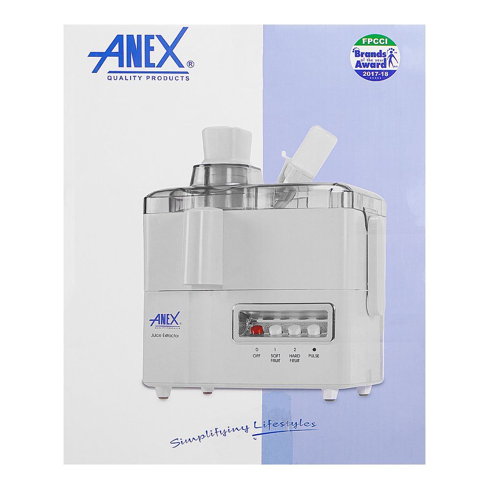 Anex Deluxe Juicer, 600W, White, AG-78 - Image 4