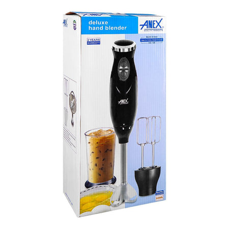 Anex Deluxe Hand Blender With Beater, 300W, Black, AG-126 - Image 2