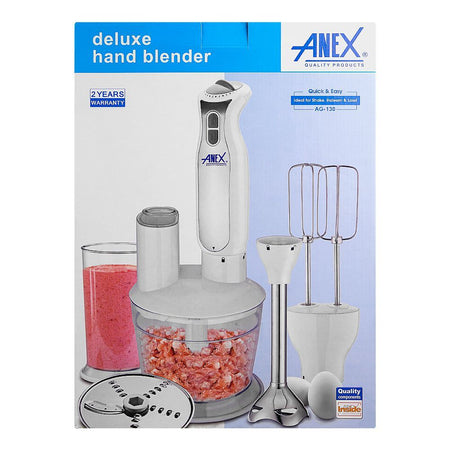Anex Deluxe Hand Blender, 800W, Black, AG-130 - Image 3