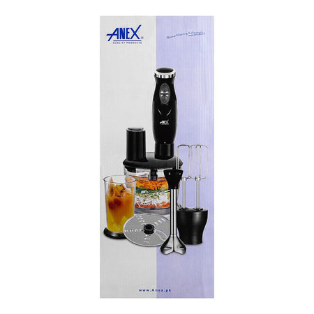 Anex Hand Blender Beater Chopper, Black, AG-140 - Image 5