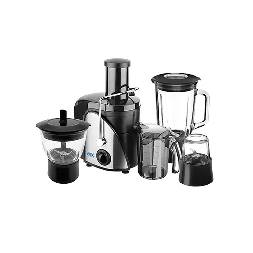 Anex Deluxe Juicer, Blender & Grinder, 600W, Black, AG-189 - Main Image