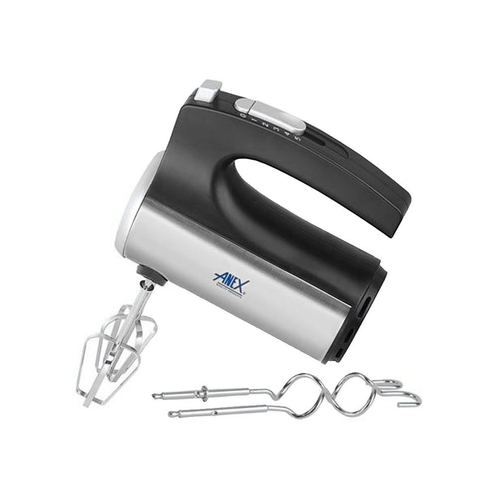 Anex Deluxe Hand Mixer, 250W, Black & Silver, AG-399 - Main Image