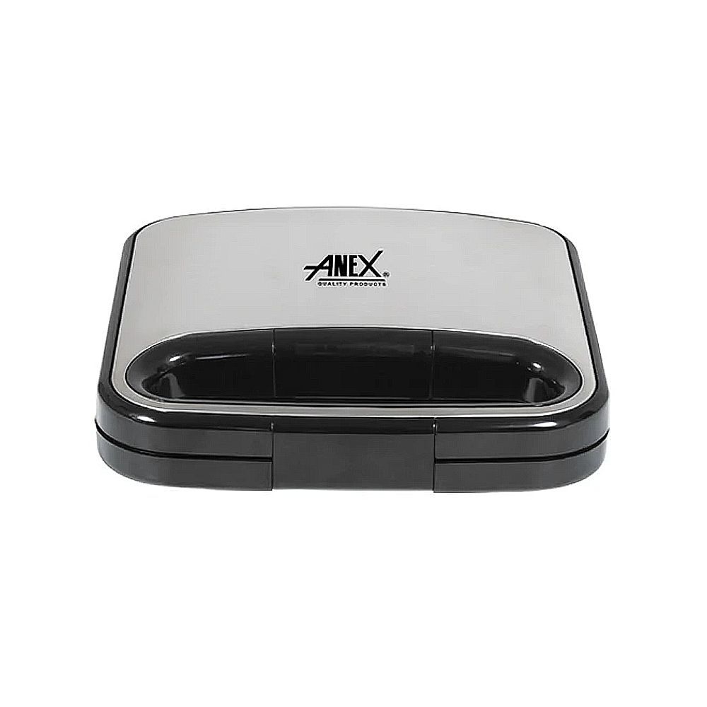 Anex Deluxe Sandwich Maker, 750W, Black & Silver, AG-2045 - Main Image