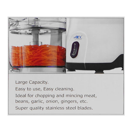 Anex Super Deluxe Chopper, 500W, White, AG-3048 - Image 5
