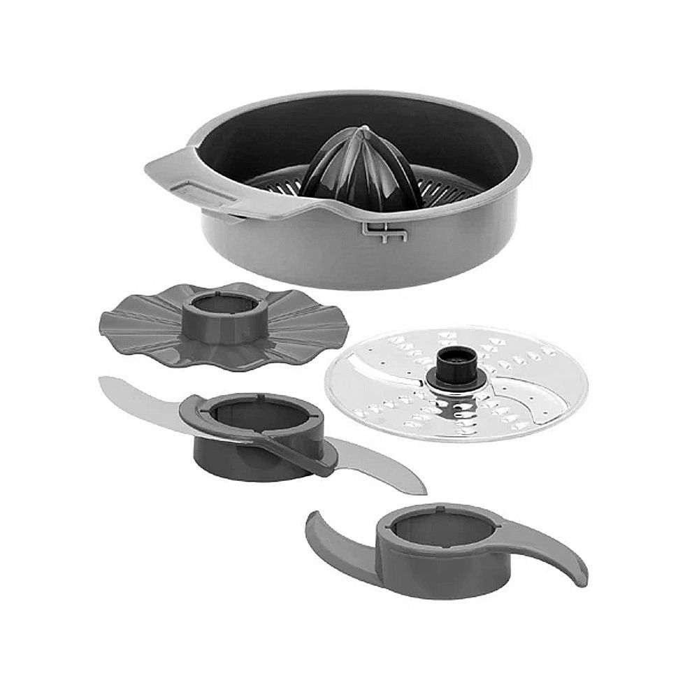 Anex Deluxe Chopper & Blender, 800W, Plastic 1200ml Bowl & 1800 Jar, Black & Silver, AG-3145 - Image 2