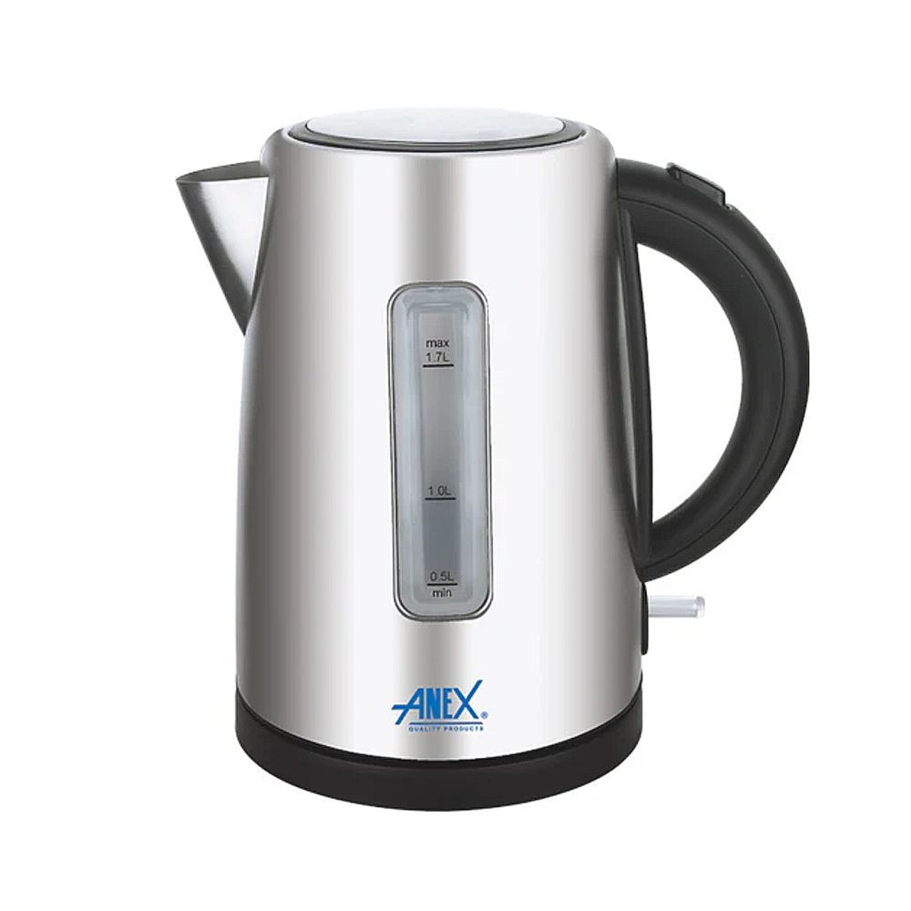 Anex Deluxe Kettle, 1850-2200W, Approx. 1700ml Capacity, Black & Silver, AG-4047 - Main Image
