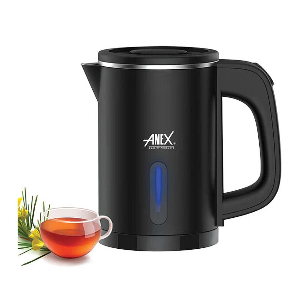 Anex Deluxe Kettle, 1000W, 800ml Capacity, Black, AG-4060 - Main Image