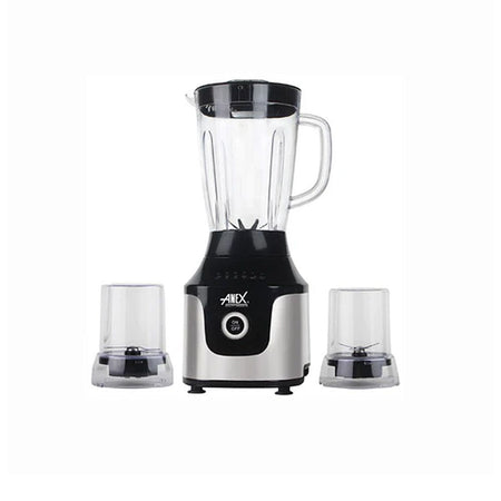 Anex Deluxe Blender & Grinder, 600W, 1500ml Jar, Black, AG-6046 - Main Image