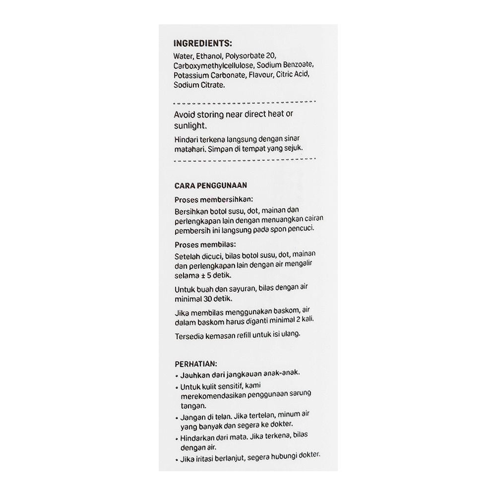 Pigeon Baby Bottles & Accessories Cleaner, 500ml, M79811 - Image 3