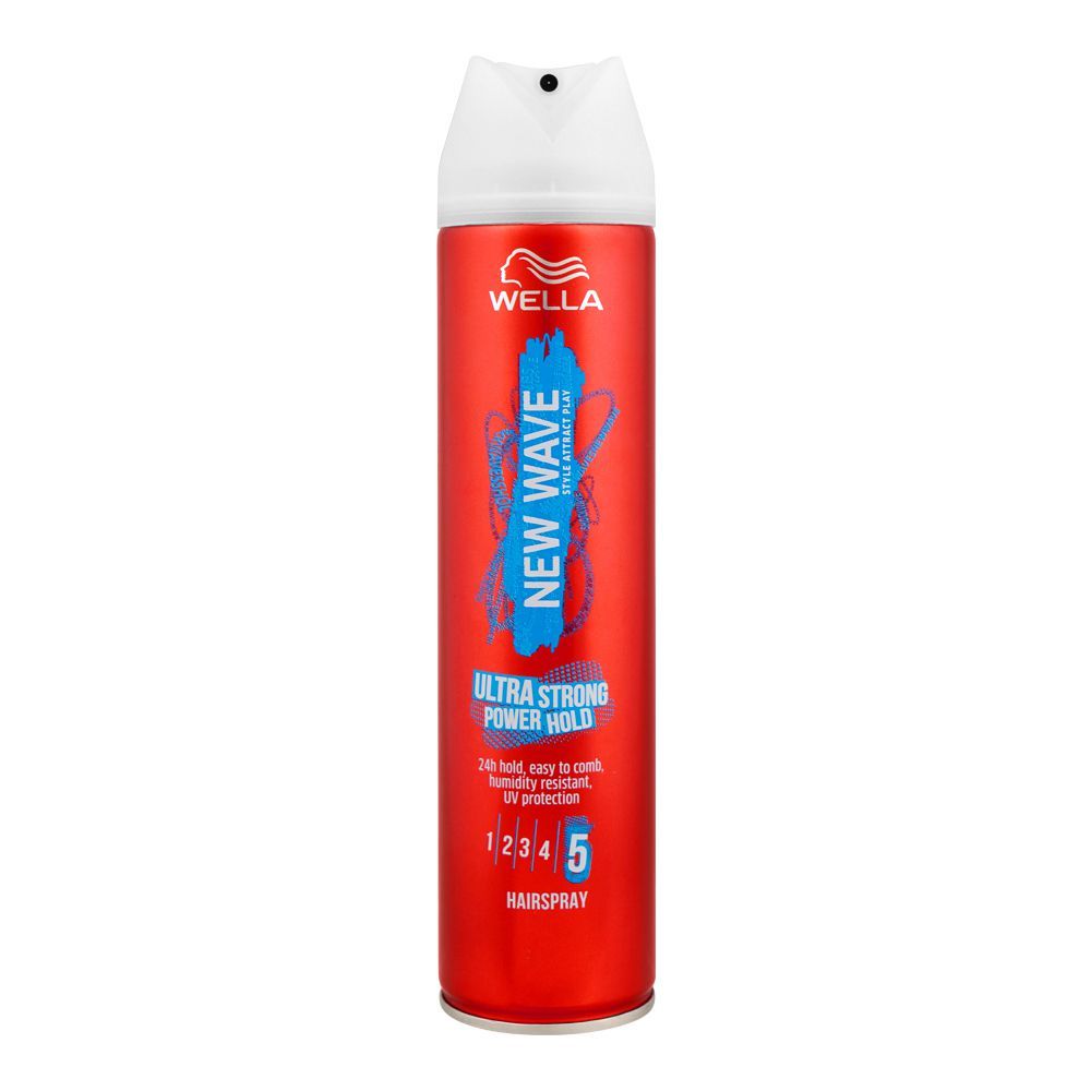 Wella New Wave Ultra Strong Power Hold 5 Hair Spray, 250ml - Main Image