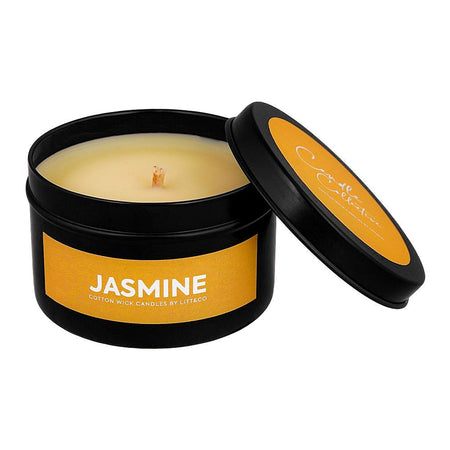 Litt & Co The Jasmine Cotton Wick Fragranced Candle - Main Image