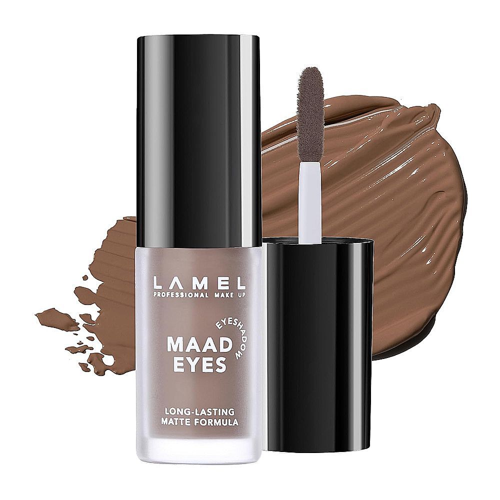 LAMEL Maad Eyes Liquid Eyeshadow, Long Lasting Waterproof Matte Eye Tint, 401 Crème - Image 2