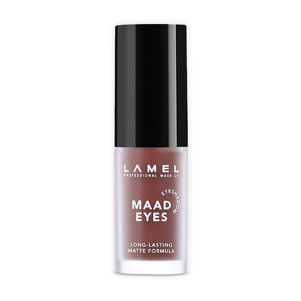 LAMEL Maad Eyes Liquid Eyeshadow, Long Lasting Waterproof Matte Eye Tint, 402 Macchiato - Image 4