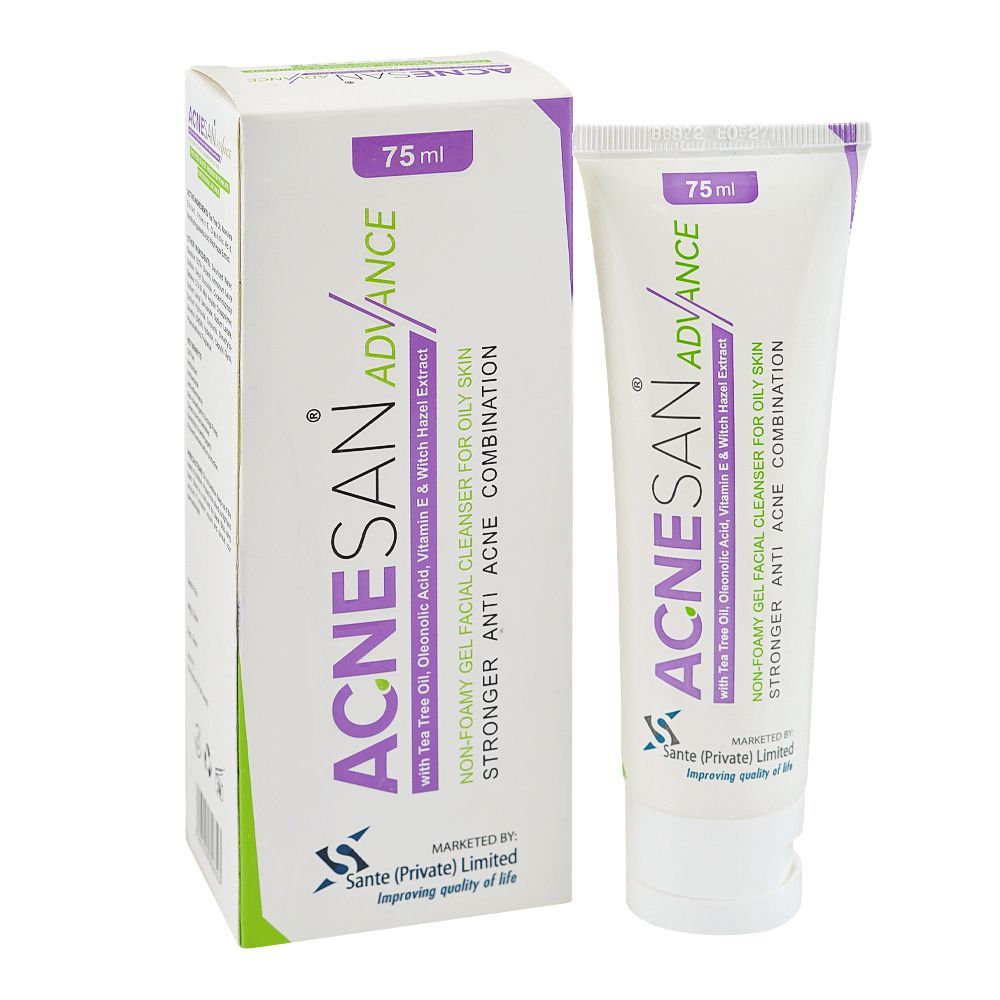AcneSan Advance Anti Acne Face Wash, For Oily SKin, 75ml - Main Image
