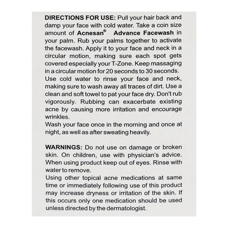 AcneSan Advance Anti Acne Face Wash, For Oily SKin, 75ml - Image 5