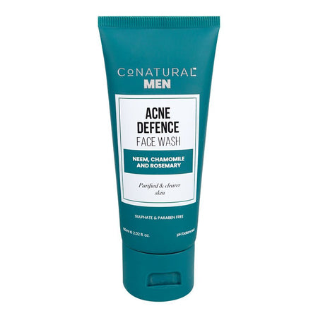 CoNatural Acne Defence Face Wash With Neem, Chamomile And Rosemary, 60ml - Main Image