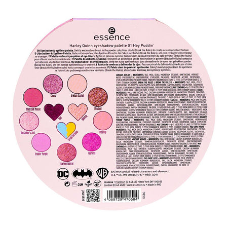 Essence Harley Quinn Eyeshadow Palette, 12 Shades, 01 Hey Puddin - Image 3