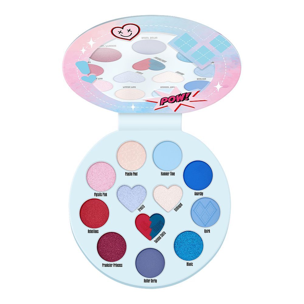 Essence Harley Quinn Eyeshadow Palette, 12 Shades, 02 Mad Love - Image 2