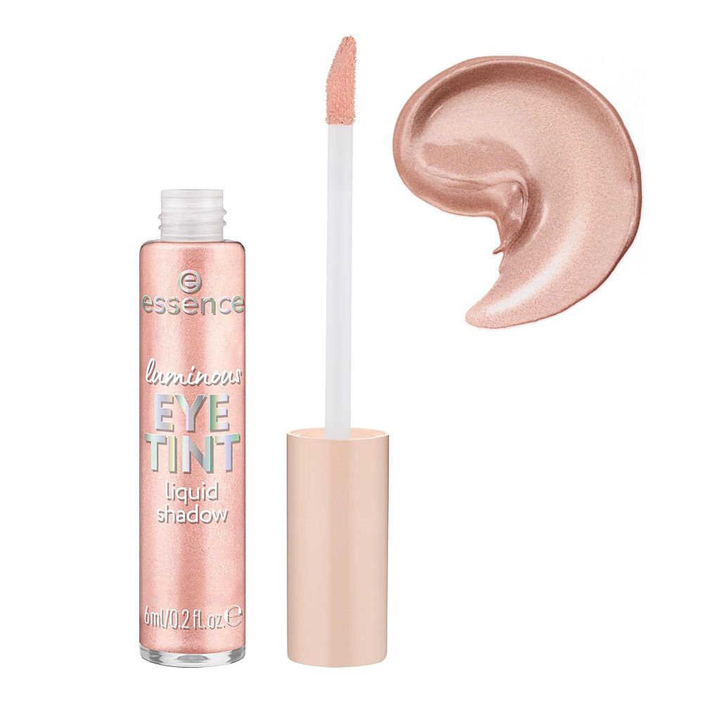 Essence Luminous Eye Tint Liquid Eyeshadow, 6ml, 01 Dazzling Rose - Main Image