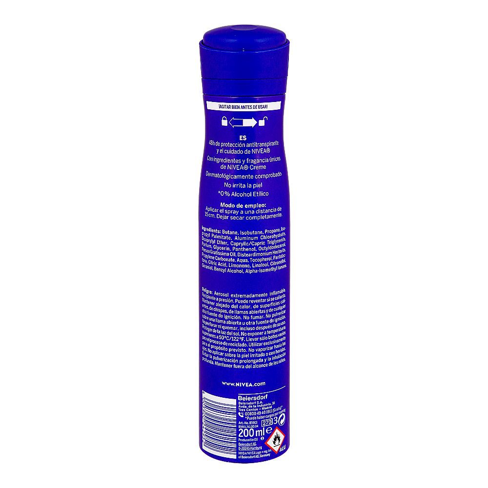 Nivea Protege & Cuida Anti-Transpirant Body Spray, 200ml - Image 2