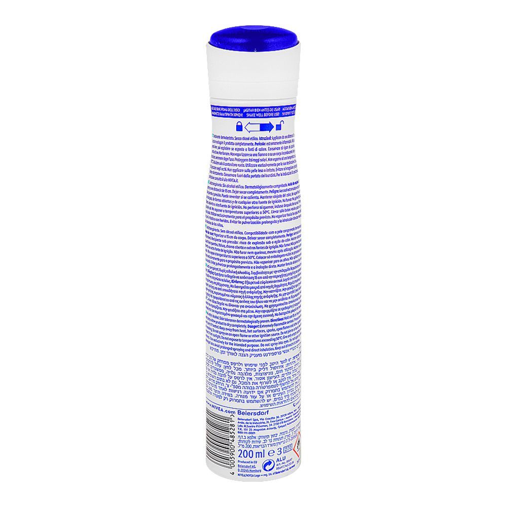 Nivea Dry Fresh Dual Protect Body Spray, 200ml - Image 2
