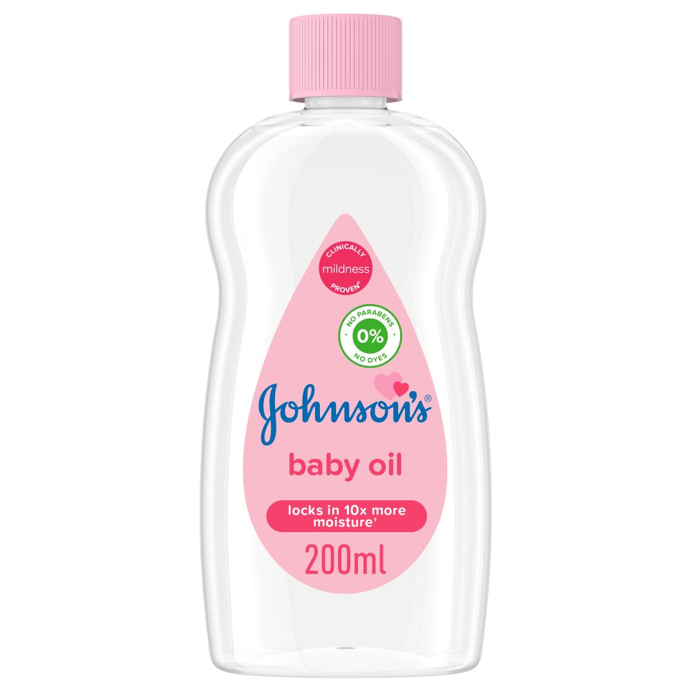 Johnson's Baby Oil, No Parabens and Phthalates, 200ml - Main Image