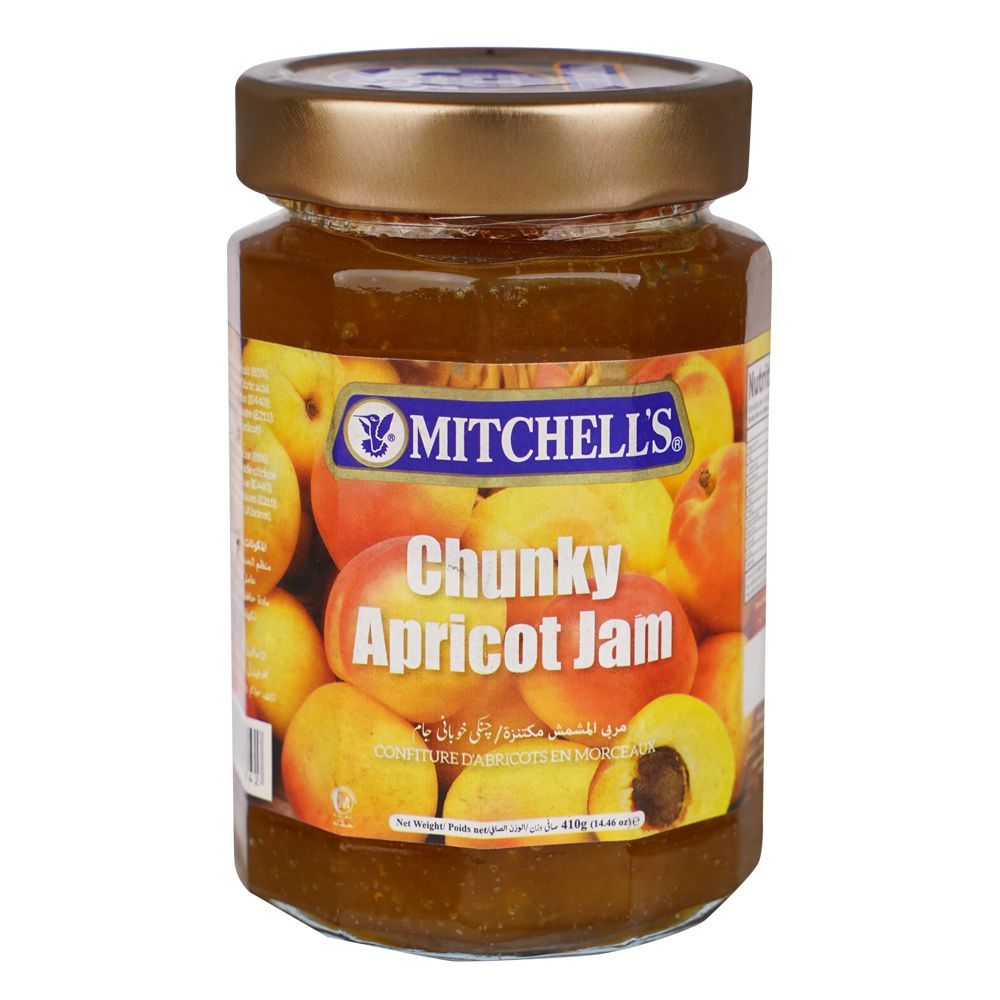 Mitchell's Chunky Apricot Jam, 410g - Main Image