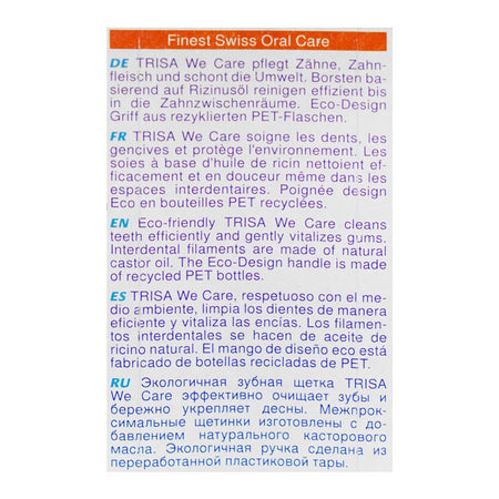 Trisa We Care Medium Toothbrush - Image 3