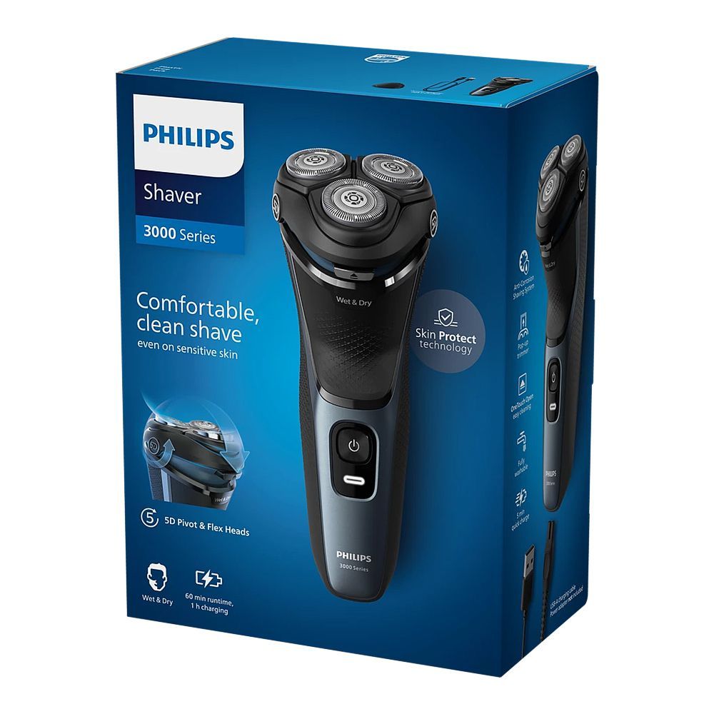 Philips 3000 Series Wet & Dry Electric Shaver, S3144/00 - Image 4