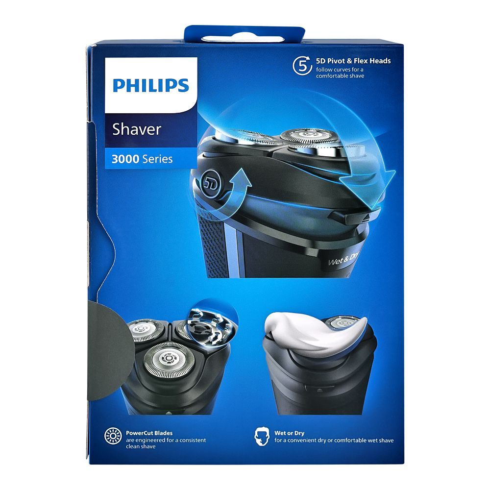 Philips 3000 Series Wet & Dry Electric Shaver, S3144/00 - Image 5