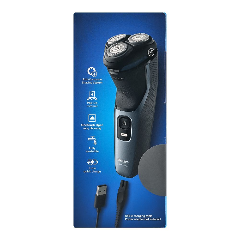 Philips 3000 Series Wet & Dry Electric Shaver, S3144/00 - Image 6