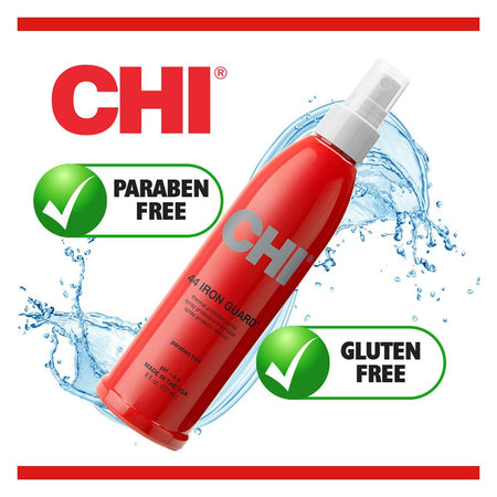 CHI 44 Iron Guard Thermal Protection Spray, Heat Protectant, Paraben Free, 237ml - Image 5