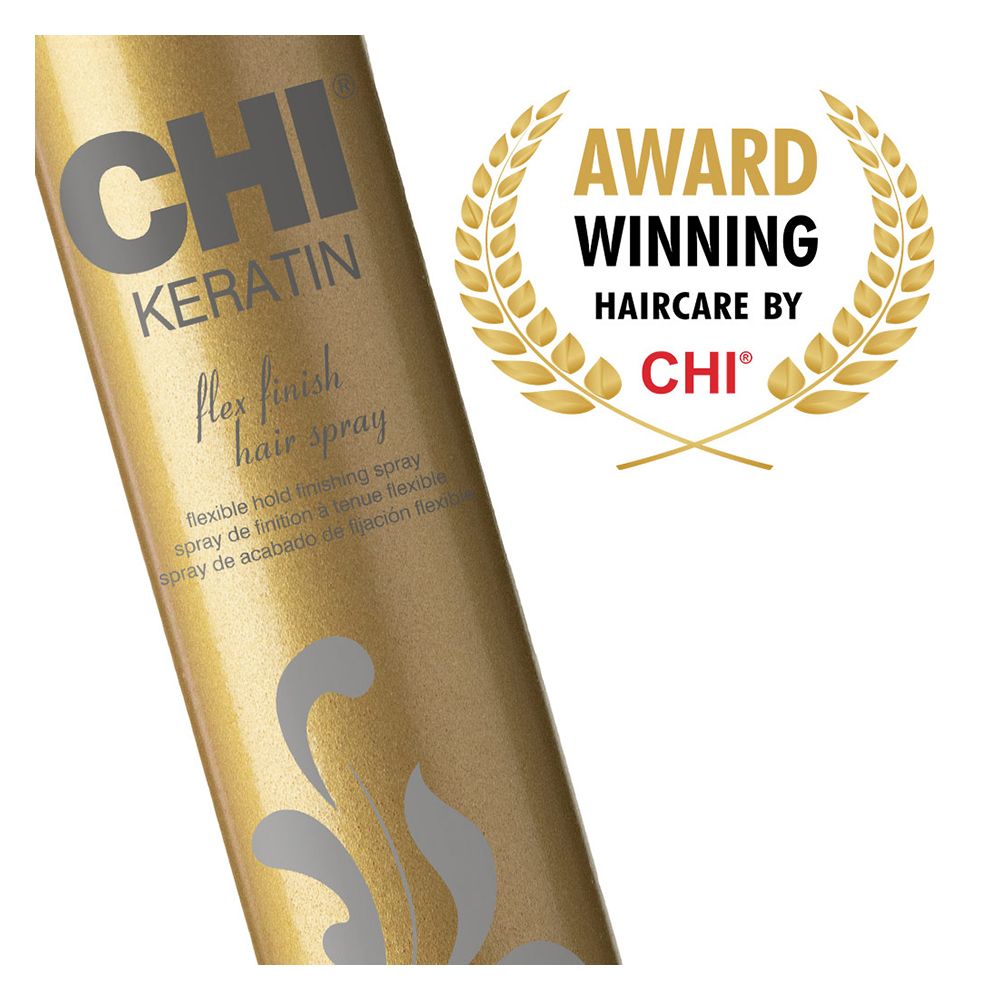 CHI Keratin Flex Finish Hair Spray, Hold Level 3, 284g - Image 6