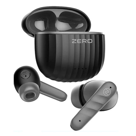 Zero Carbon Z Wireless Earbuds, IPX5 Water Resistant, Black - Main Image